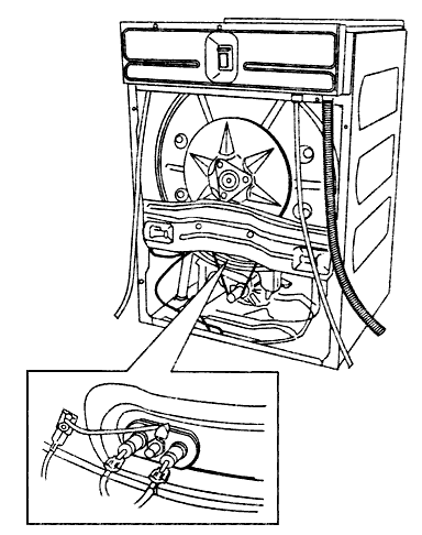 Расположение ТЕНа в стиральной машине фронтальной загрузки