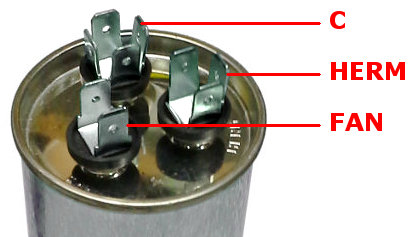 Обозначения контактов пусковых конденсаторов кондиционеров сплит-систем