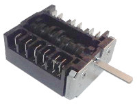 Переключатель для электроплит и духовок на 6 пар контактов, вал 23 мм металл, 46.27266.500 EGO