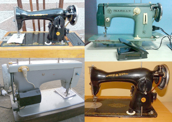 Электропривод на разных швейных машинках