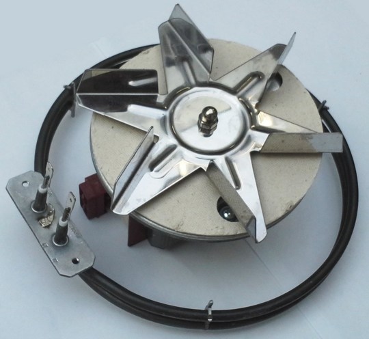 Вентилятор конвекции 53 Вт для коптильни, духовки, плиты применяется в комплекте с ТЭНом